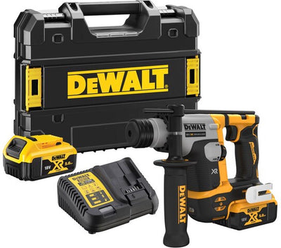 Dewalt dch172p2 cordless hammer drill | sds-plus | 2x 5.0 ah | 18v xr | 16mm | 1.4 y - dch172p2-qw
