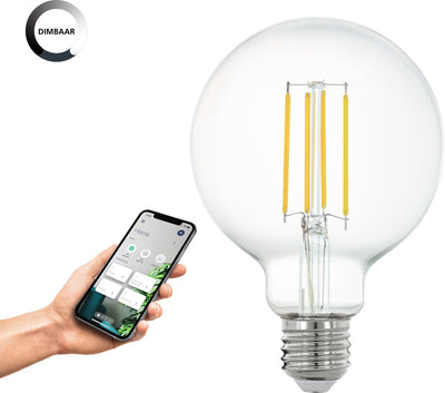 Lámpara LED inteligente Eglo connect.z - e27 - ø 9,5 cm - 2700k - regulable - zigbee