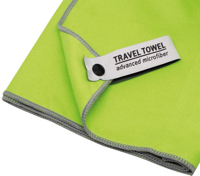 Travelsafe traveltowel - microfibre - 85x150cm - l - green