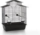 Beeztees iza 2 pagoda - gabbia per uccelli - nera - 45x28x59,5 cm