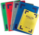 Gallery traditional spiraalschrift ft a5, geruit 5 mm, geassorteerde kleuren, 160 bladzijden 6 stuks