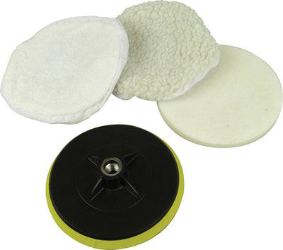 Carpoint polishing disc set 150mm for 1717307 - for cleaning and polishing machine