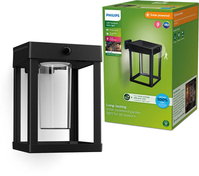 Philips LED Philips Camill solar wall lamp square - ultra efficient - with clear light element