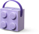 Lego - lonchera brick 4 con asa - polipropileno - violeta