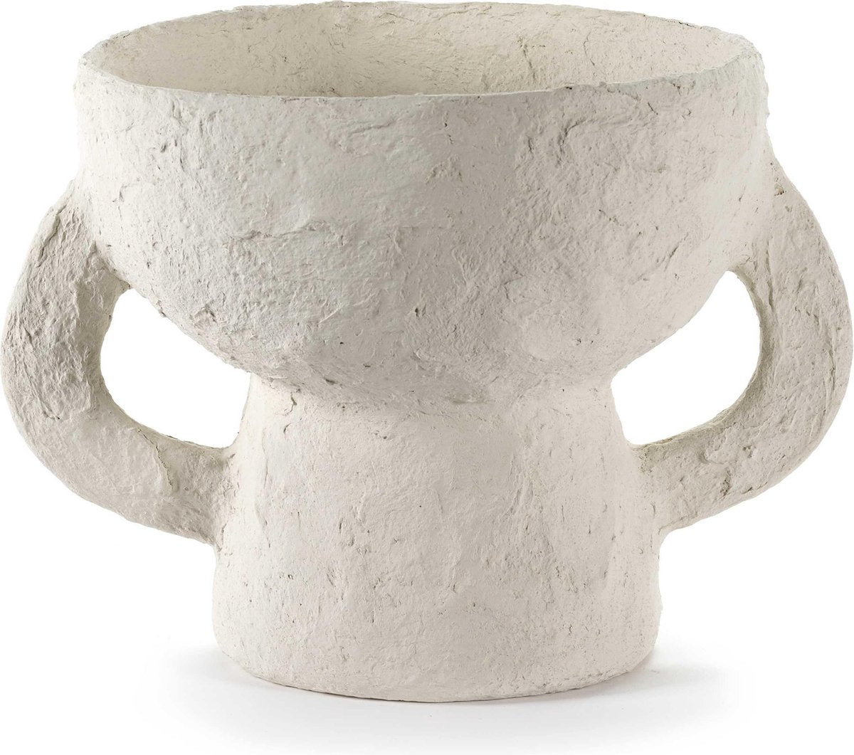 Serax - marie michielssen accesorios interiores tierra - jarrón s - blanco - 26 ø - h 22,5 cm - 1,50 kg