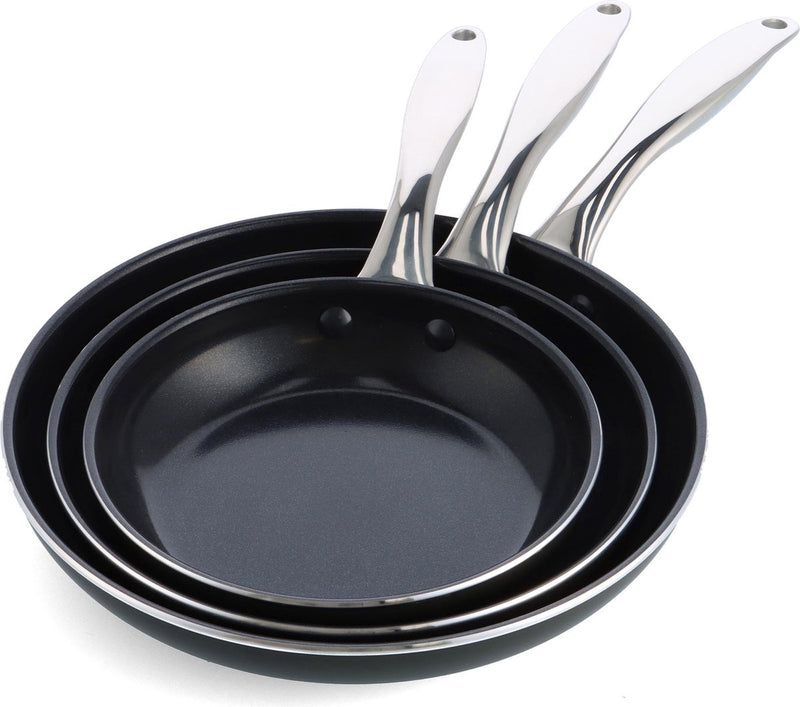 Daily food de Jeroen Meus - juego de sartenes 3 piezas ø20+24+28cm - inducción - sin pfas
