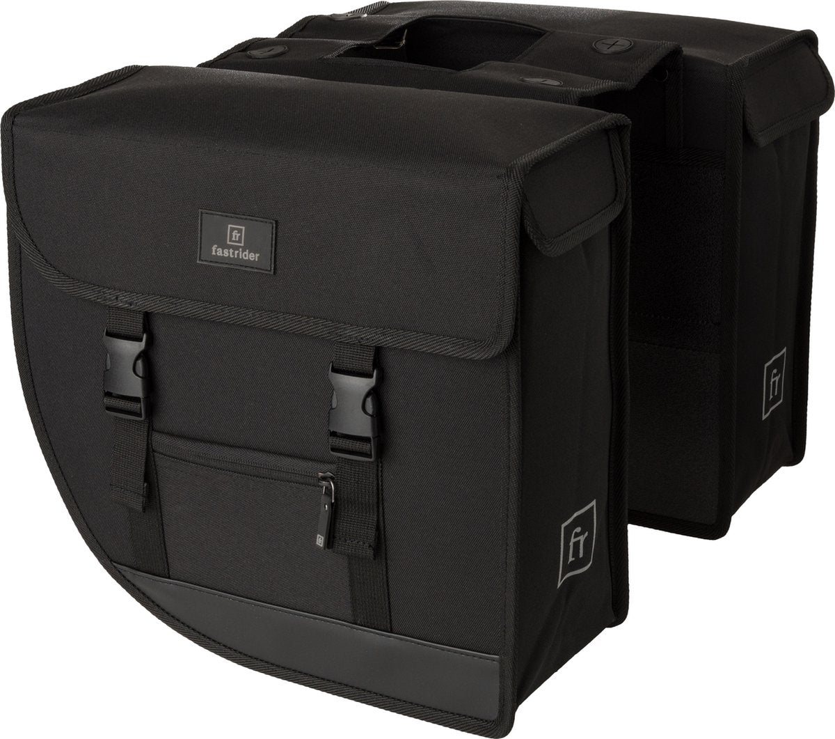 Fastrider bodyl hybrid double bicycle bag basics medium black - 20112100-000