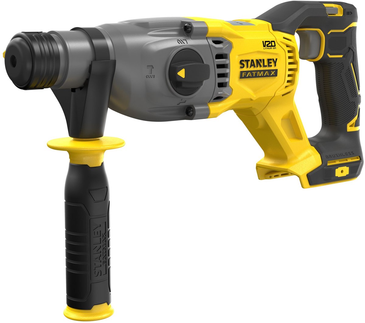 Taladro percutor Stanley Fatmax V20 18V Brushless SDS-Plus (sin batería ni cargador) SFMCH900B-XJ
