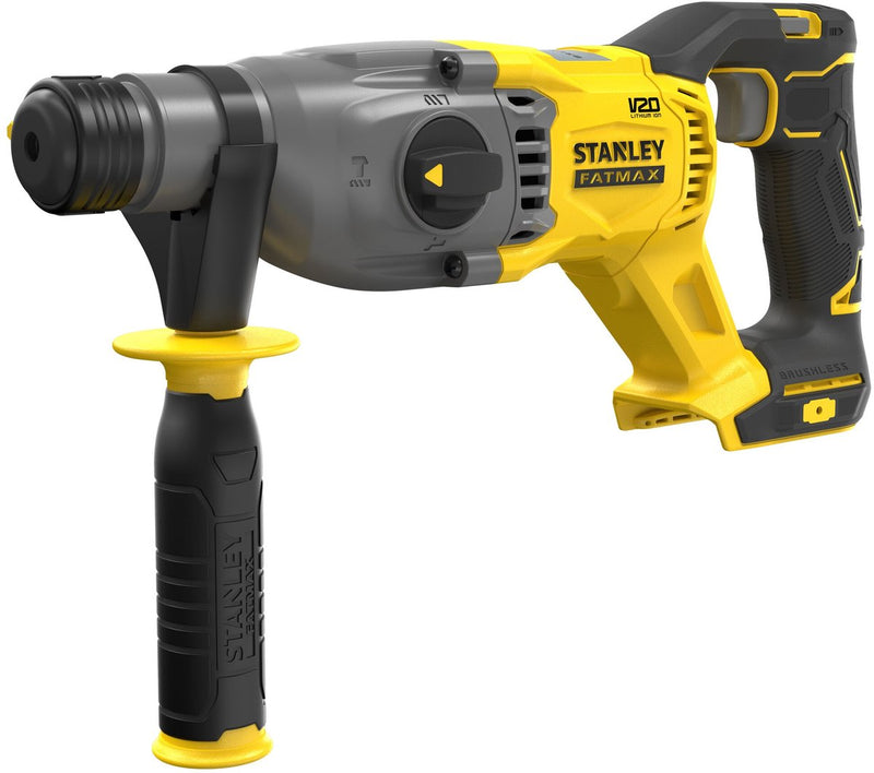 Taladro percutor Stanley Fatmax V20 18V Brushless SDS-Plus (sin batería ni cargador) SFMCH900B-XJ