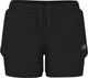 New balance sport 2-in-1 short 3 dames sportbroek - black