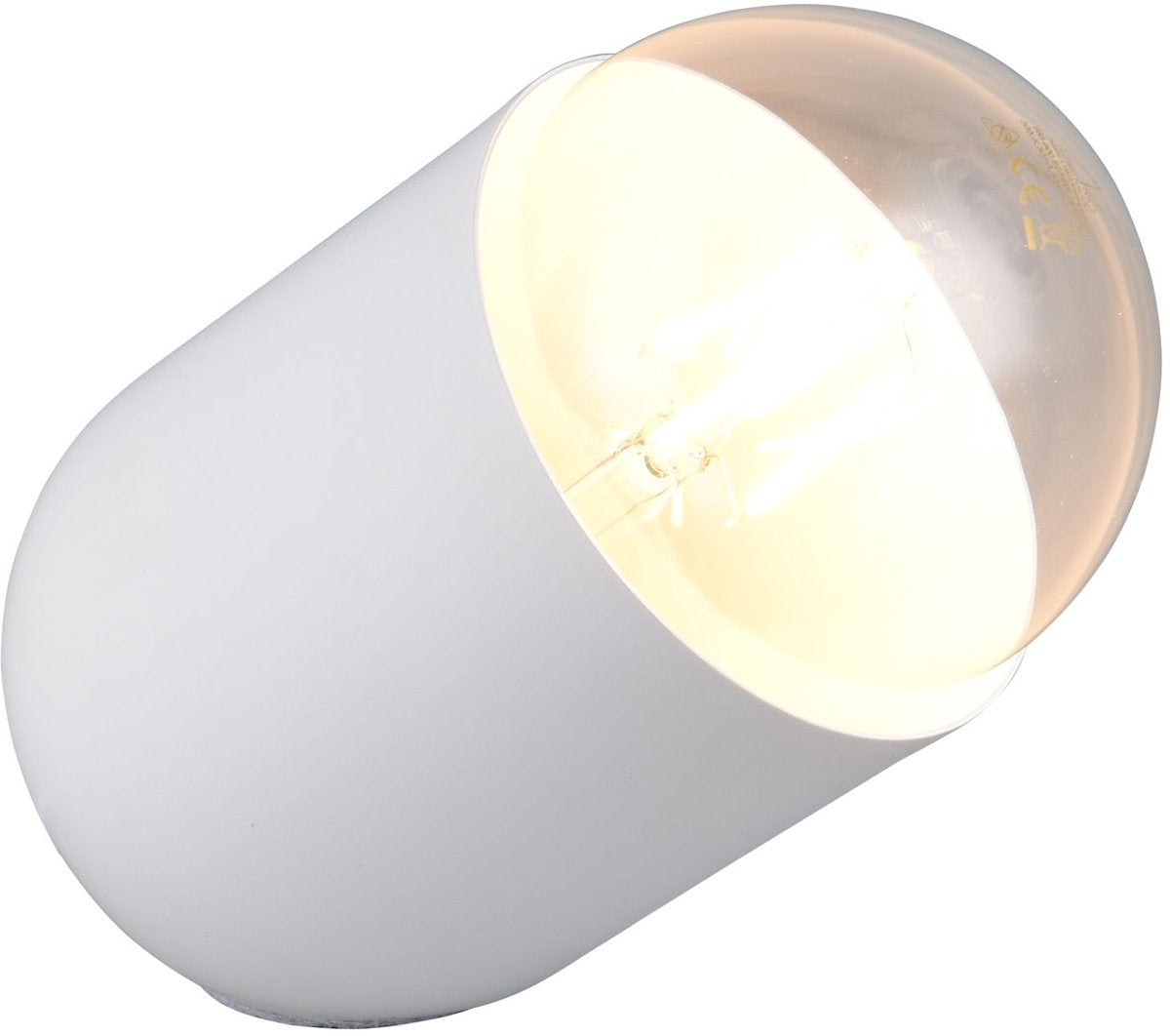 Rl live your light reality nara - lámpara de mesa - blanco mate - excl. 1x e27 7 w - interruptor de cable