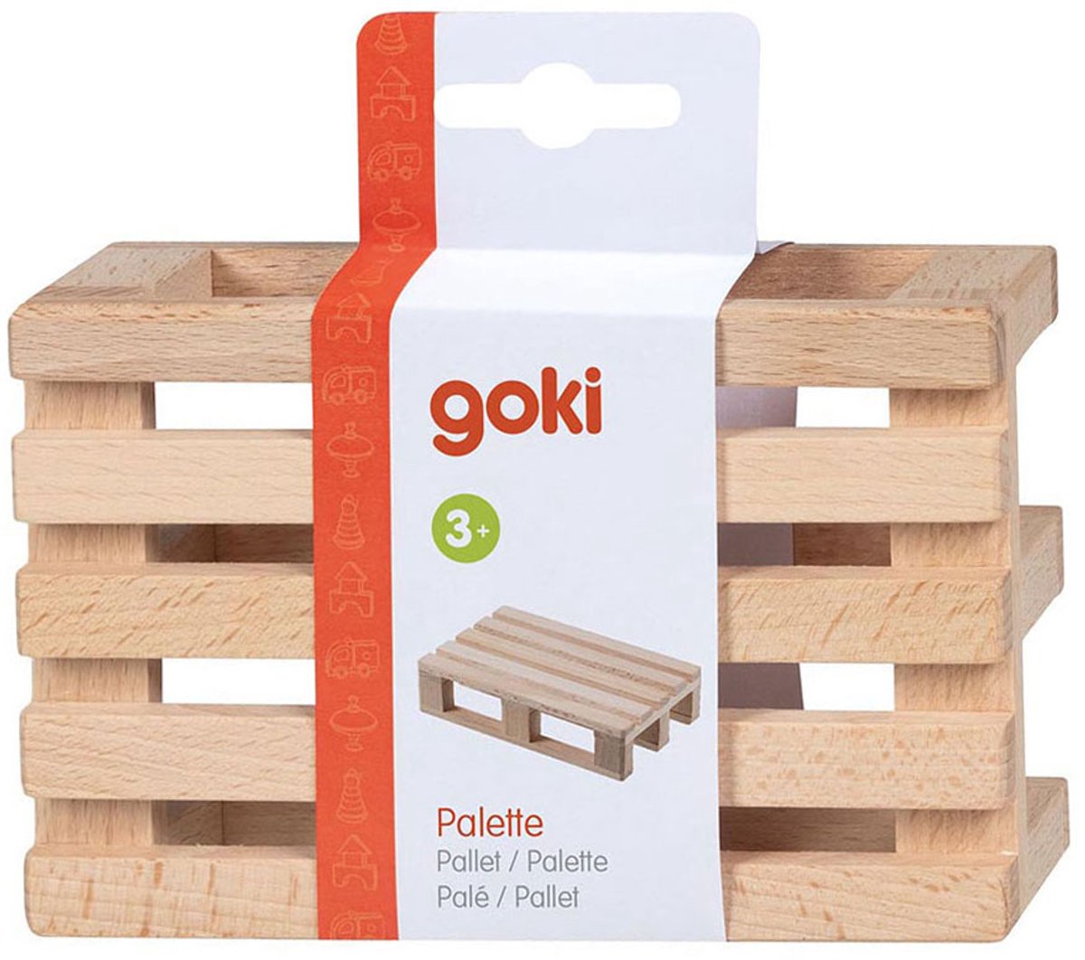 Paleta de muebles de marionetas de madera de Goki