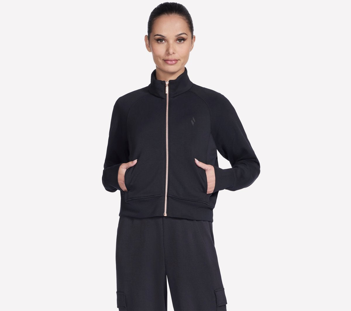 Giacca da donna Skechers Skechluxe Elevate Jacket - nera