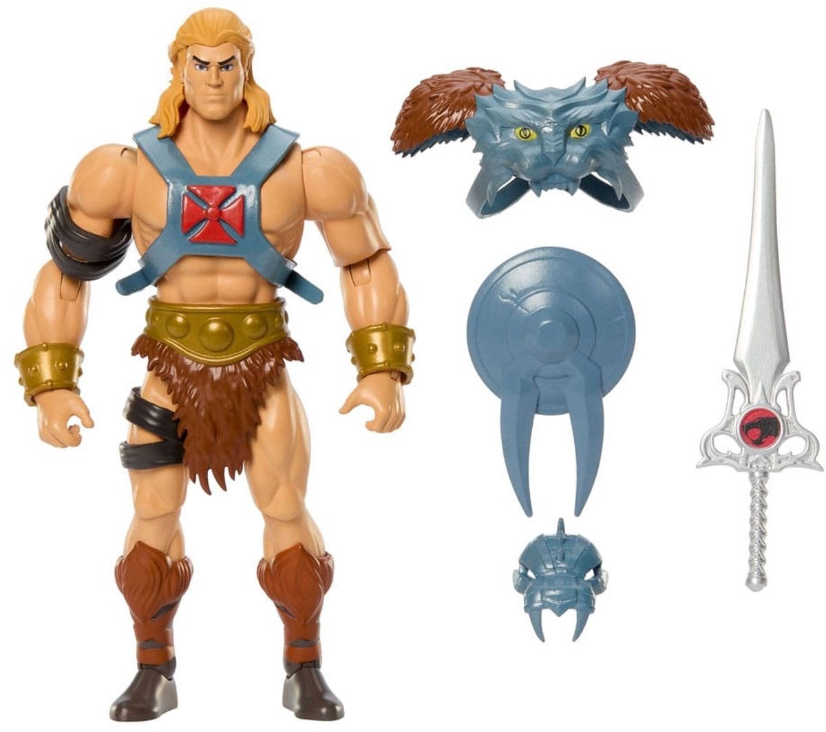 Mattel masters of the universe x thundercats action figure he-man 14 cm action figuur