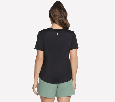 T-shirt da donna Skechers Godri Swift Tee - nera