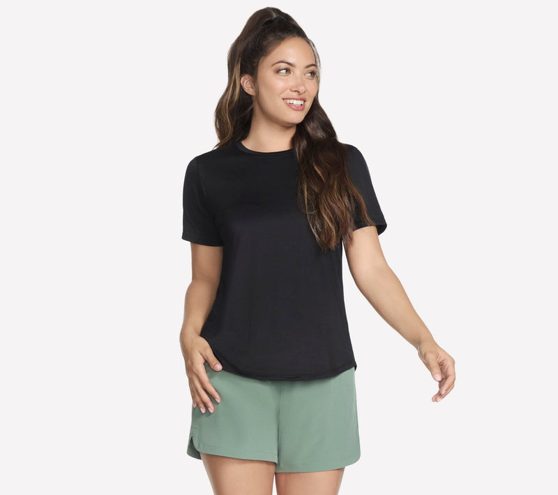 T-shirt da donna Skechers Godri Swift Tee - nera