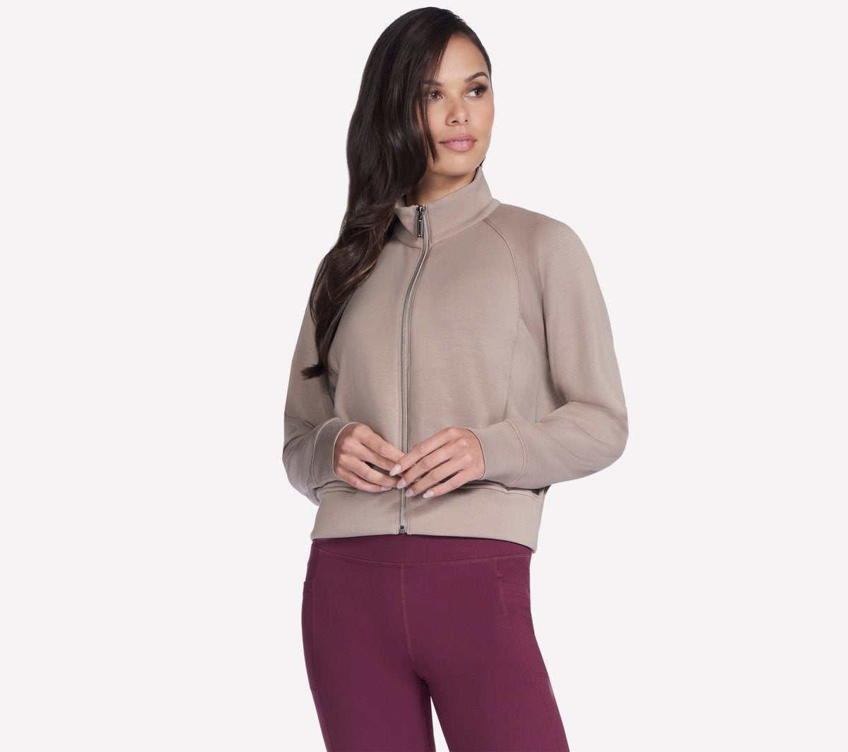 Skechers skechluxe elevate chaqueta chaqueta de mujer - beige