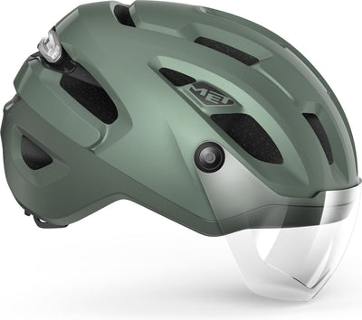 Con casco da bicicletta intercity mips uomo donna - casco da bicicletta e-bike adulti - bicicletta elettrica - taglia s (52-56cm) - nta 8776 - salvia allic matt (verde)