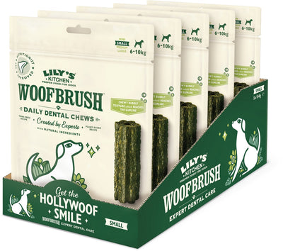 Lily's Kitchen - snack per cani - masticazione dentale naturale woofbrush - piccolo 5 x 154 g