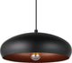 Lámpara colgante Eglo mogano 1 - e27 - ø 40 cm - cobre negro