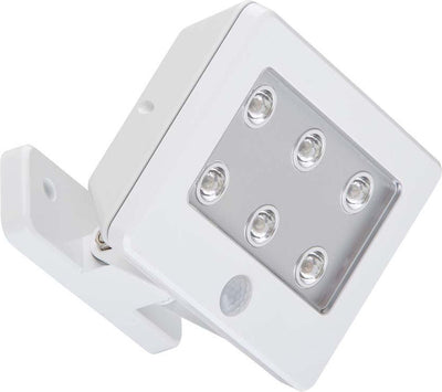 Briloner - kollig - aplique LED a pilas - con sensor - iluminación exterior con sensor de movimiento - 12 cm - ip54 - 6.500k - blanco