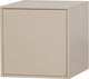 Vtwonen daily kast single - grenenhout - dakargrau grijs - 50x50x58 cm