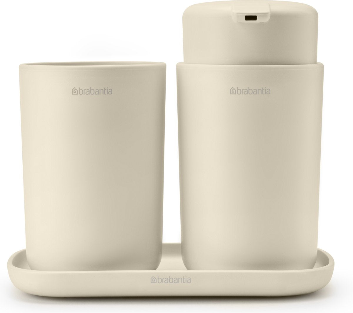 Brabantia rinnova il set di accessori da bagno - 3 pezzi - beige tenue