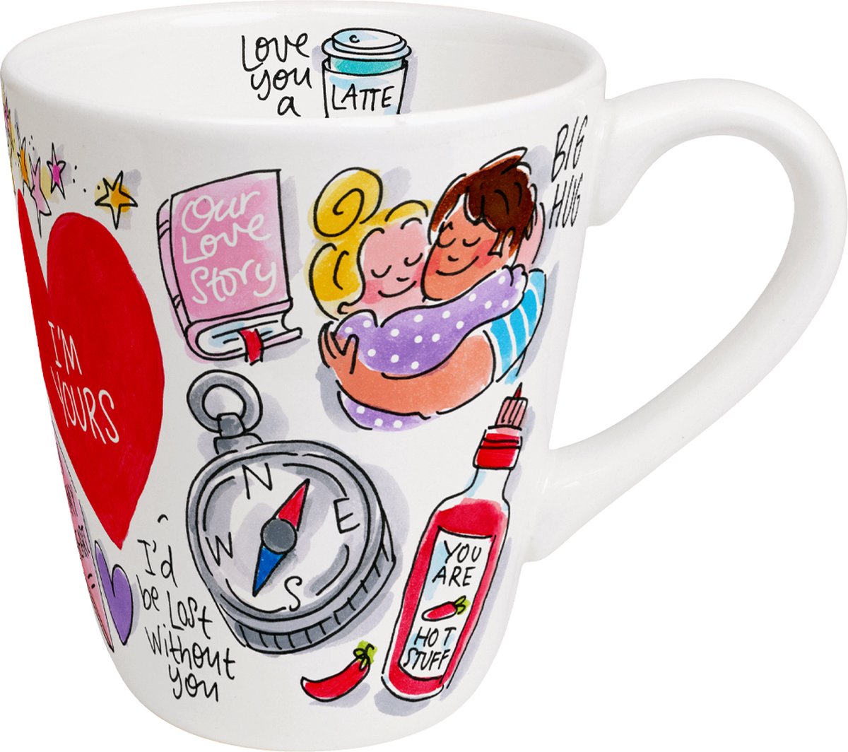 Biondo Amsterdam, speciali, amore: tazza 3d 0,35l sono tuo