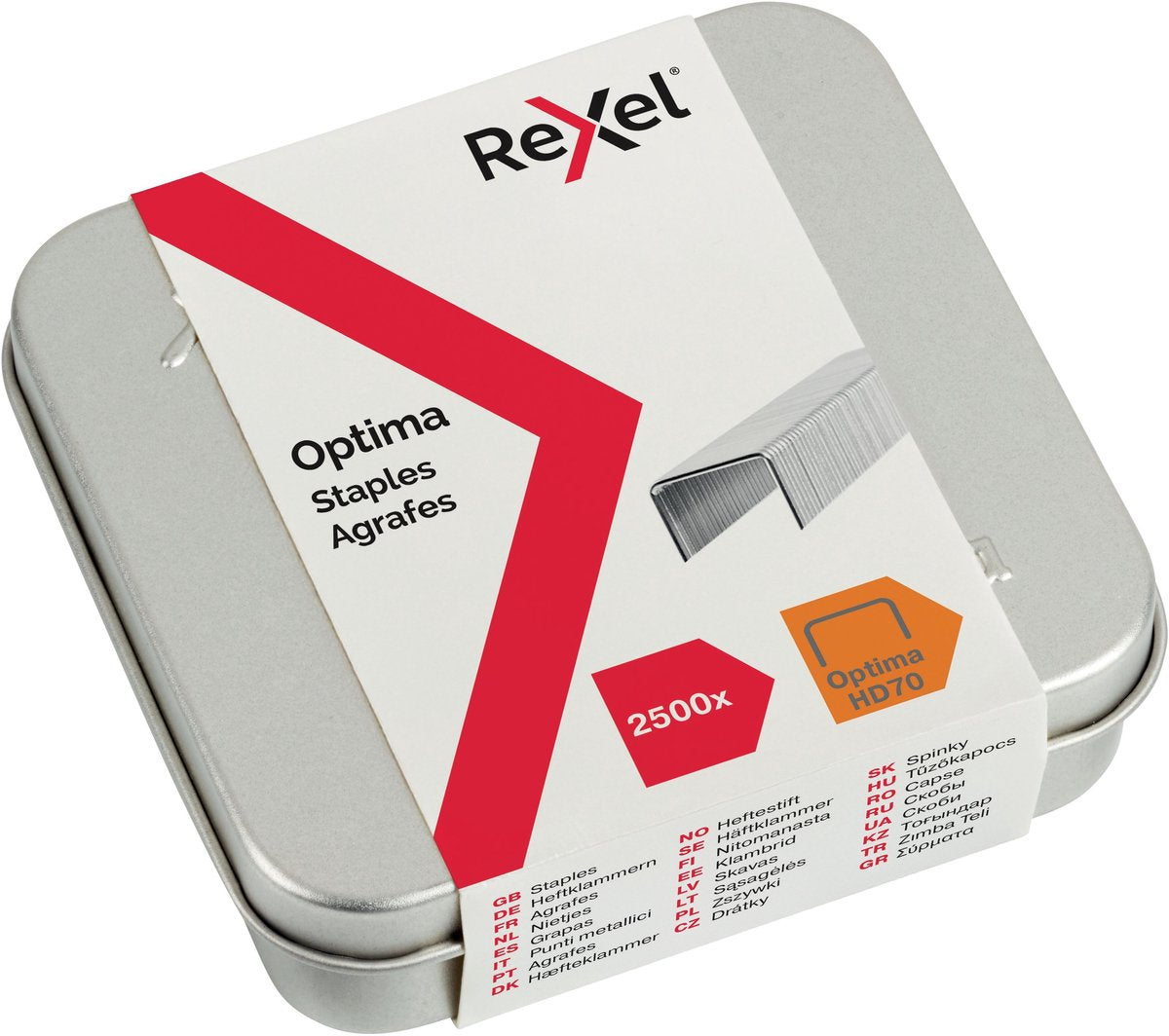 Grapas Rexel optima 70hd (2500)