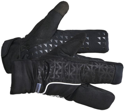 Guanto Craft siberian 2.0 splitfinger - nero, m