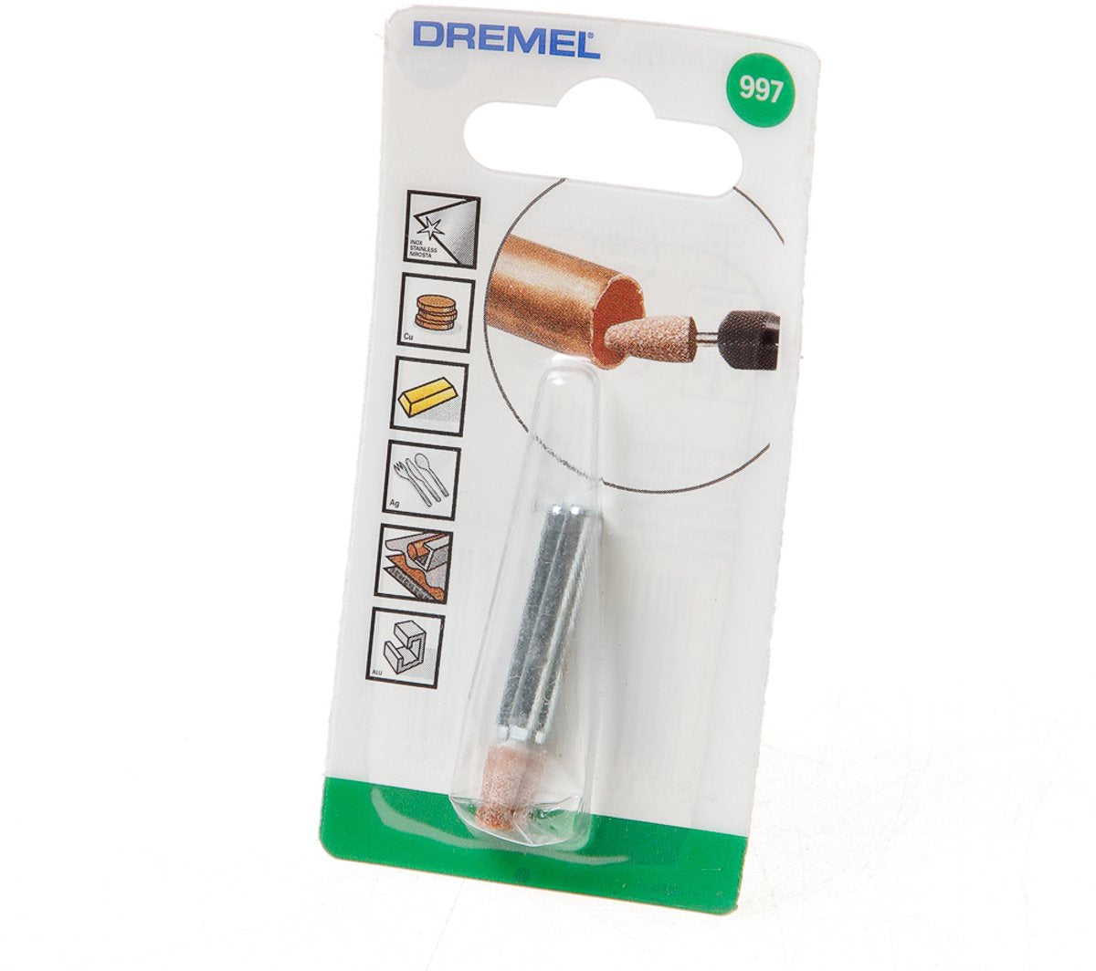 Pietra per affilare Dremel in ossido di alluminio 3,4 mm - 997