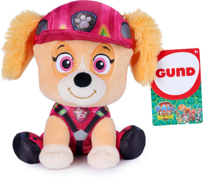 Paw Patrol Gund: The Dino Movie Plush de Skye, peluche con licencia oficial, mercancía de la película, 15,2 cm