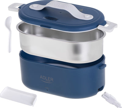 Adler ad 4505 - lunch box - heated food container 0.8 liter - blue