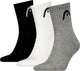 Head - unisex - alle sporten sportsokken - training - 3 pack - maat 43-46