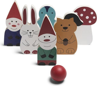 Giocattoli BS Houten Bowling Game Bosvrienden, 7dlg.