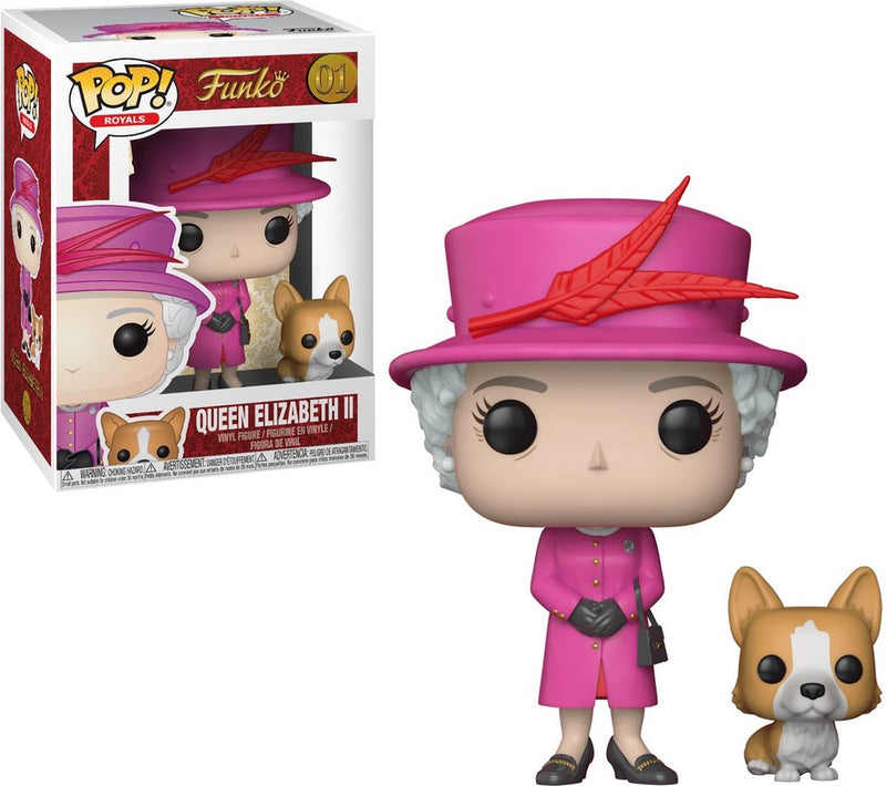 Funko pop: familia real - figura de vinilo reina isabel ii