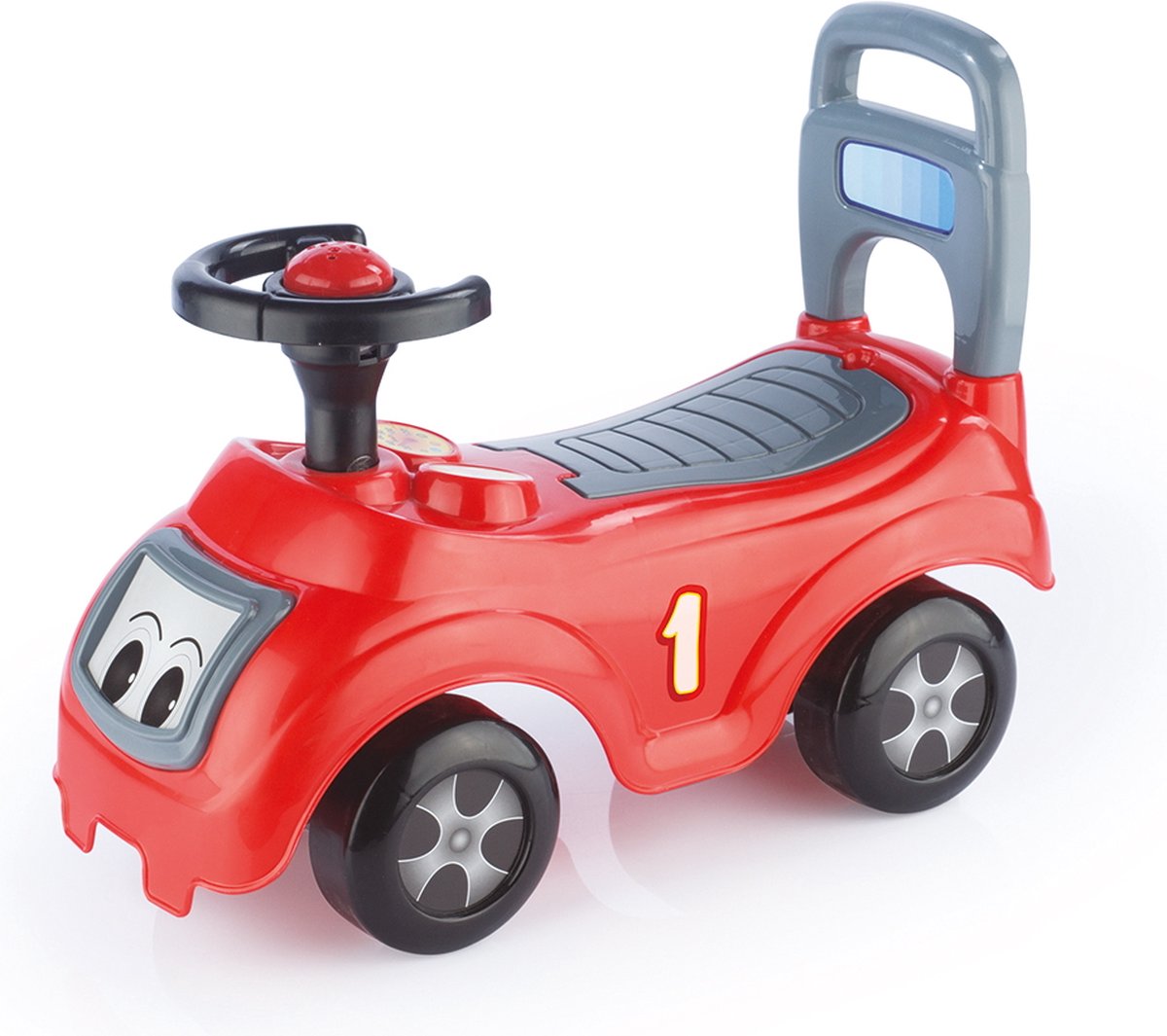 Dolu dolu sit ride red black walking car