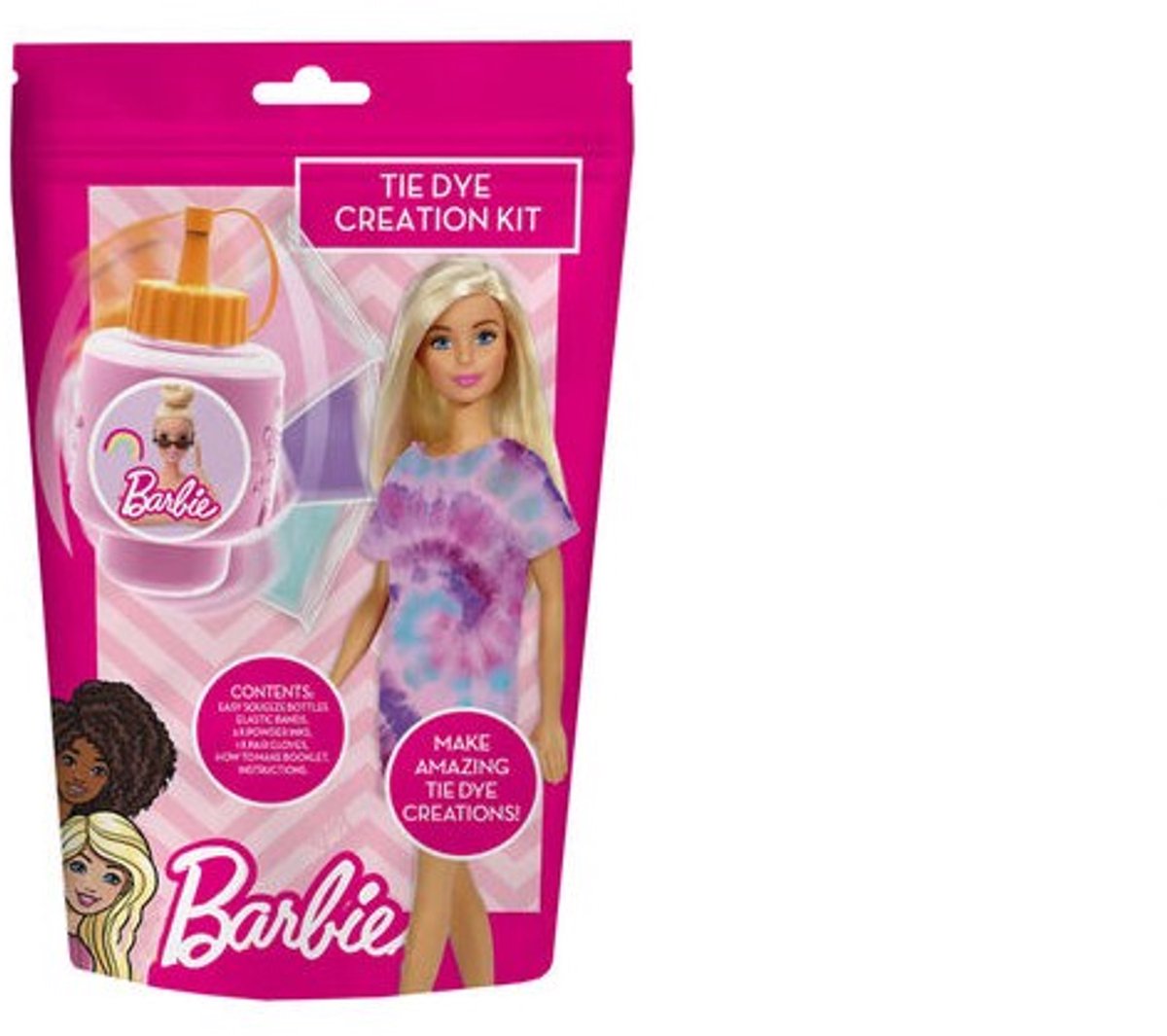 Set de pintura para camisetas creativas de Barbie.