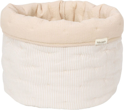 Little dutch pure commodemandje groot - soft beige streep