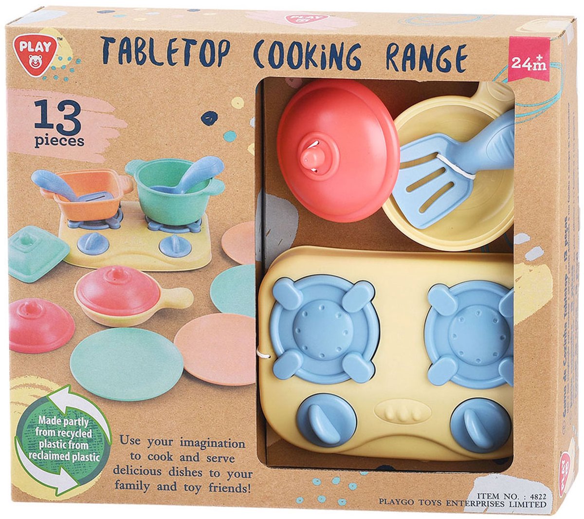 Play Table Top Cooking coave con accessori Play Set, 13dlg.