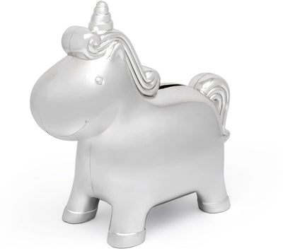 Zilverstad - salvadanaio unicorno placcato argento