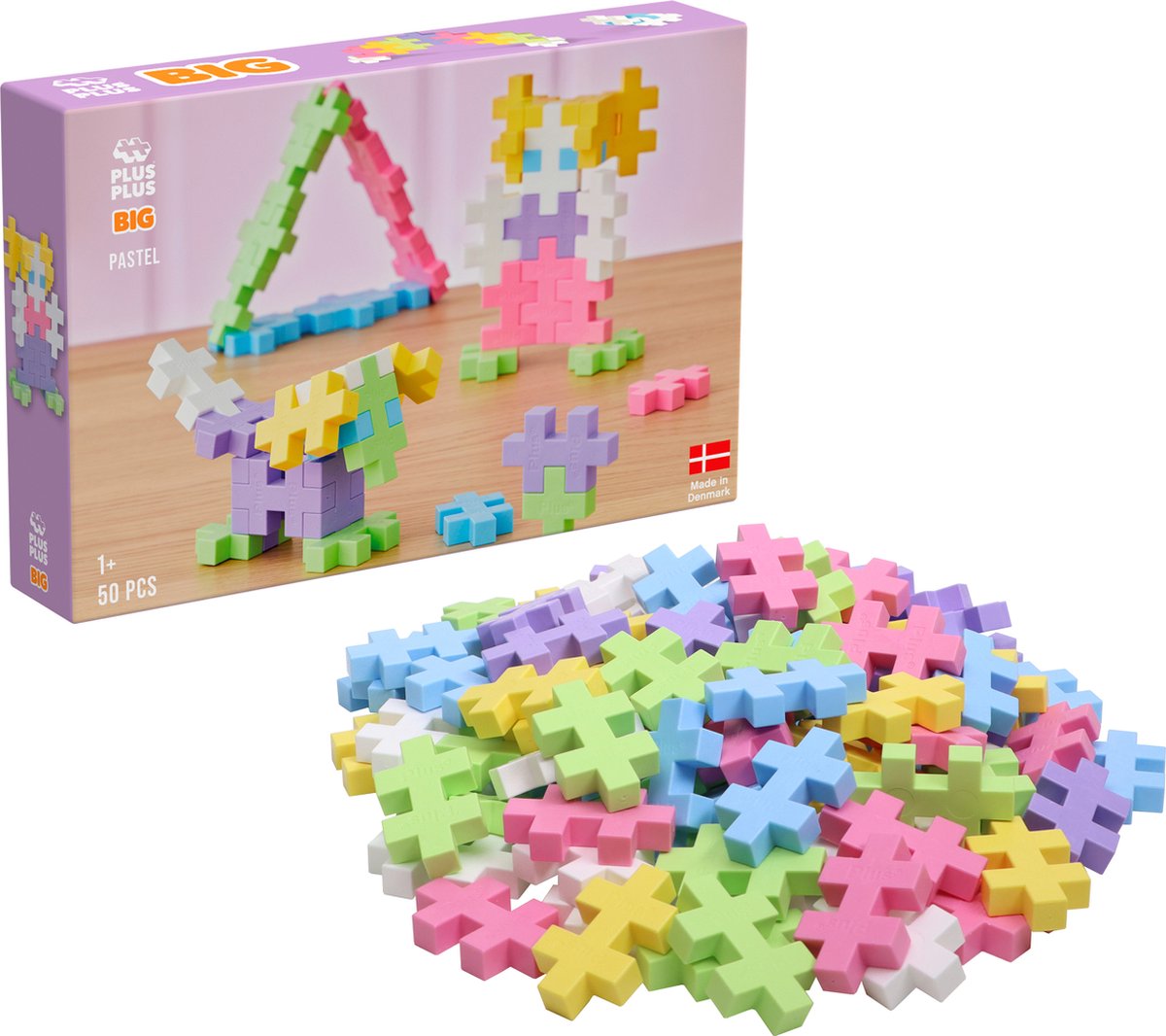 Plus plus pastello grande plus-plus: 50 pezzi (3273)