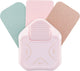 Vaessen creative pons - hoekpons - 3 in 1 label pons - 4, 7, en 10 mm - roze