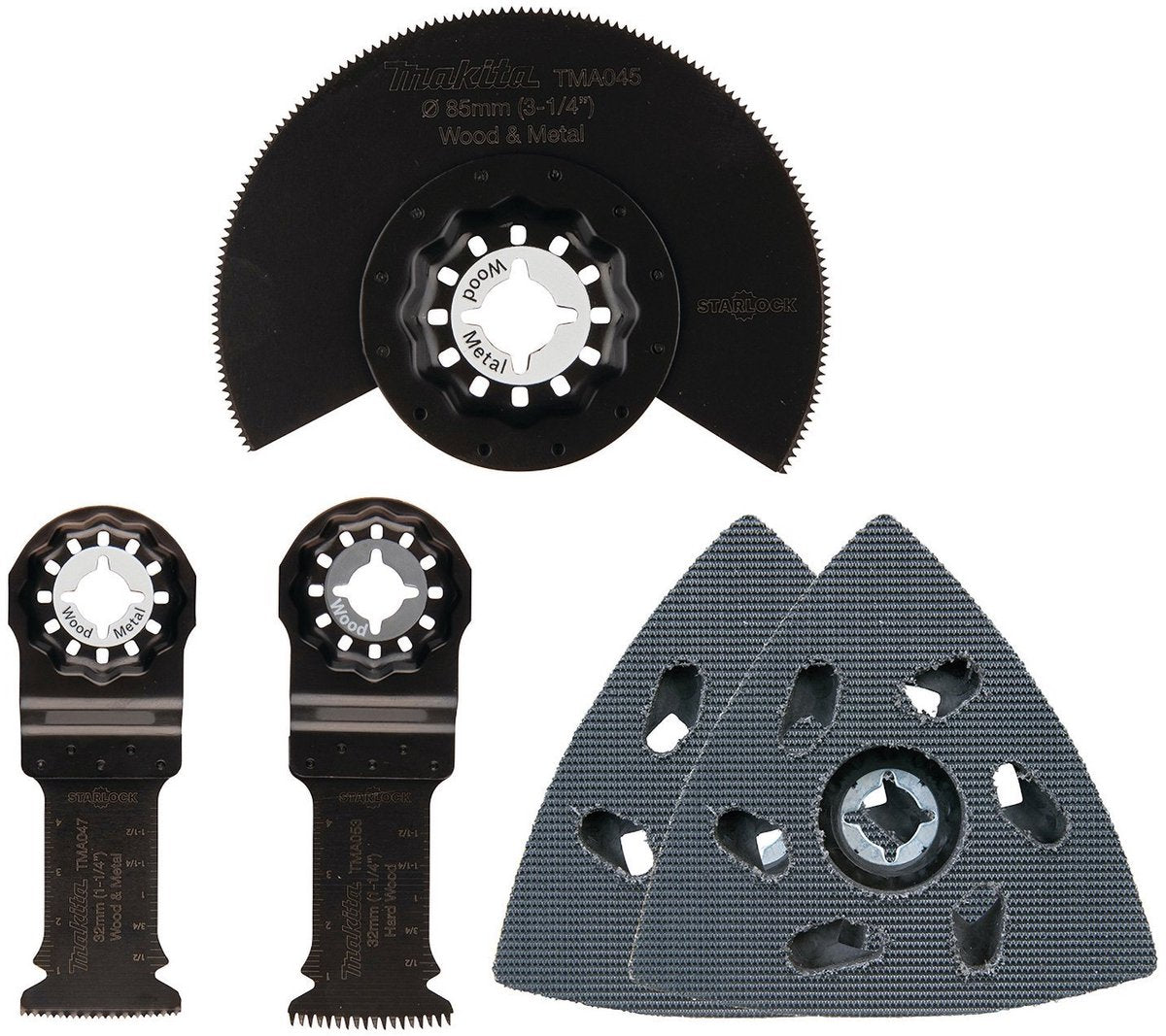 Set accessori per carpentiere Makita 5 pezzi - b-67511 - b-67511