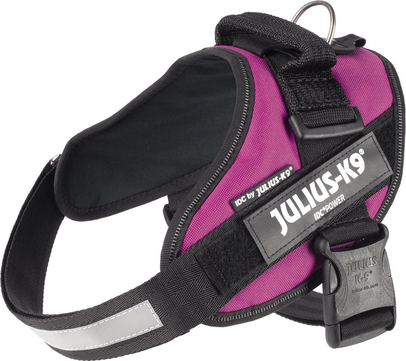 Julius k9 julius-k9 arnés idc®power, m - talla 0, rosa oscuro