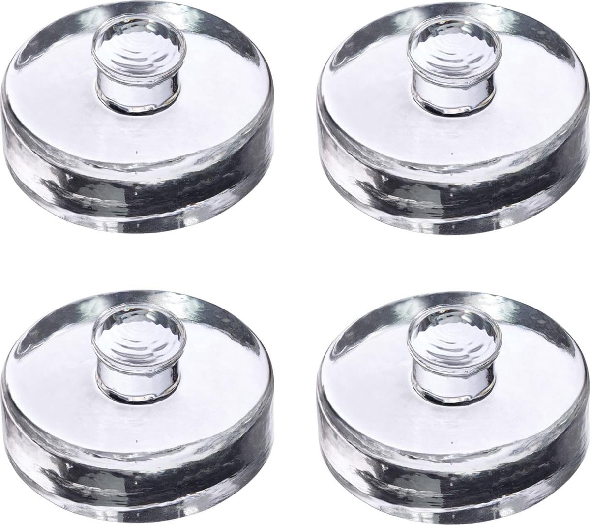 Pesas de fermentación Westmark – juego de 4 pesas de vidrio para fermentación, accesorios para fermentación – vidrio, ø 7cm