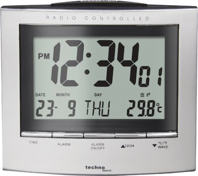 Stazione meteo Nexttime - orologio radiocontrollato - datario - funzione sveglia - technoline wt 280