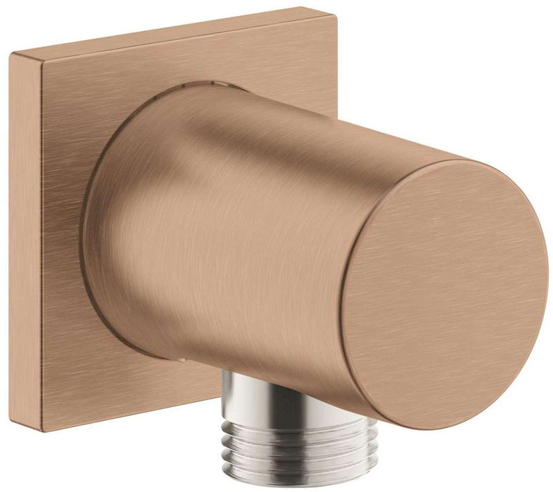 Curva de conexión a pared para ducha tipo lluvia Grohe - atardecer cálido cepillado 27076dl0