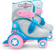 Patines Stamp “explore” para niña, azul rosa con carcasa transparente, tallas 23–26