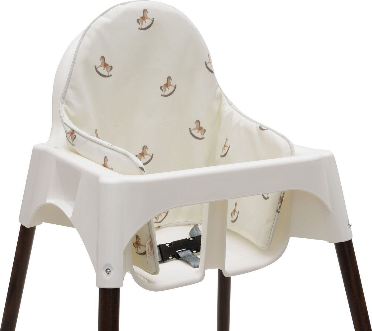 Jollein - reductor de asiento nostálgico paseo - repelente al agua - reductor de asiento para trona IKEA, bebé - caballitos balancines